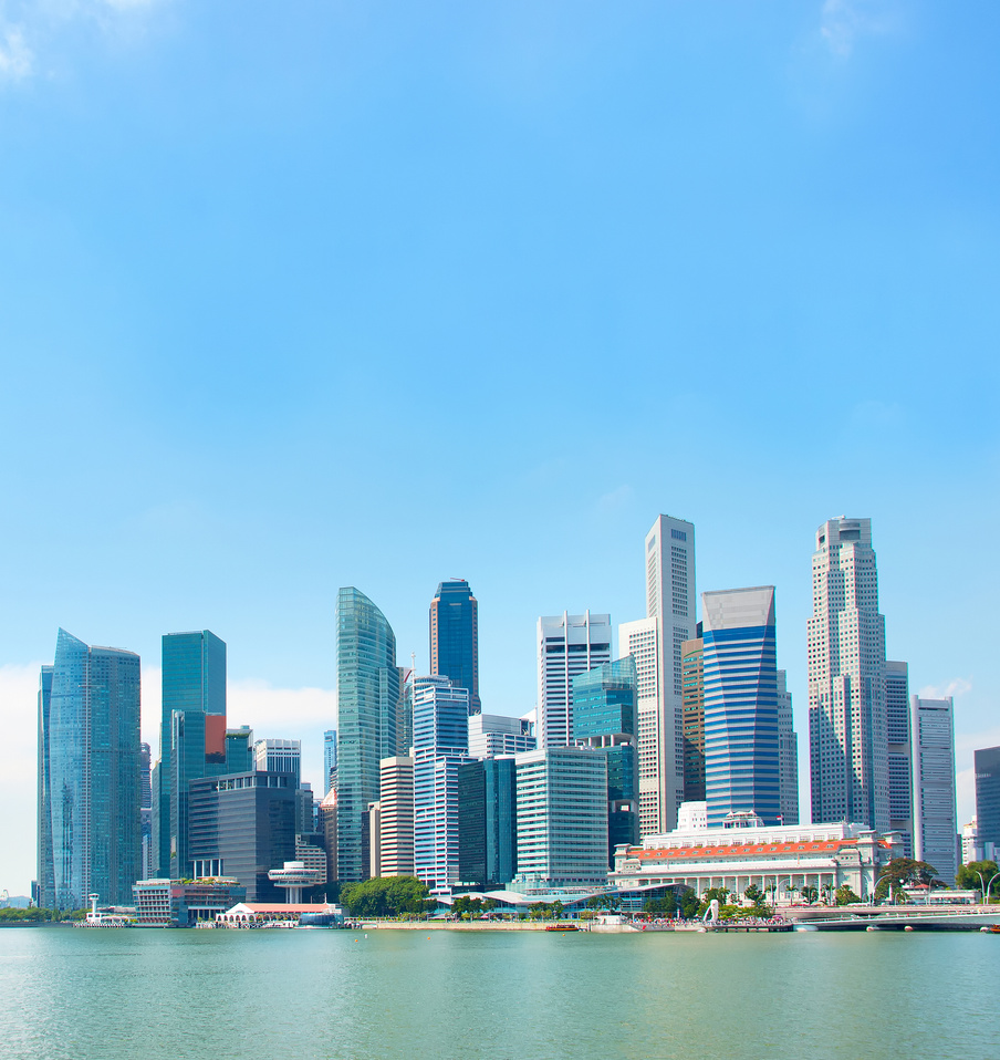 Singapore Downtown view